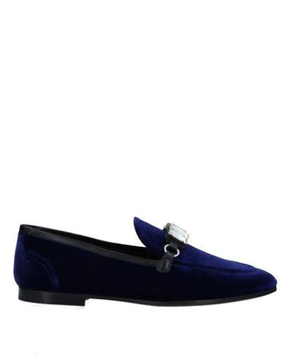 Giuseppe Zanotti Loafers In Dark Blue