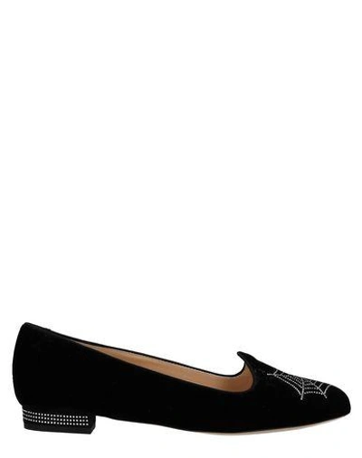 Charlotte Olympia Loafers In Black