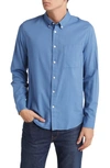 Nn07 Arne 5655 Button-down Shirt In Gray Blue