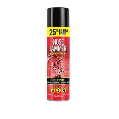 Fairchase Products 13326 8 oz Nosejammer Aerosol Field Spray In Red