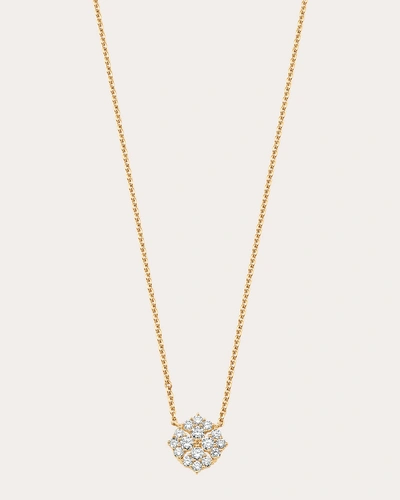 Sara Weinstock 18k Yellow Gold Flora Diamond Pendant Necklace