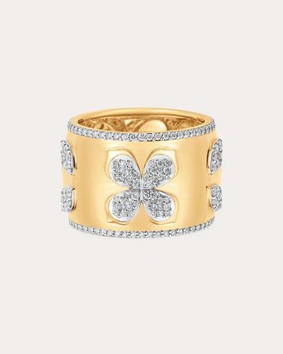 Sara Weinstock Women's Lierre Diamond Petal Cigar Ring In Gold