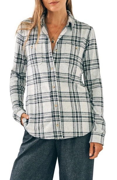 Faherty Legend Plaid Shirt In Snowonder Plaid