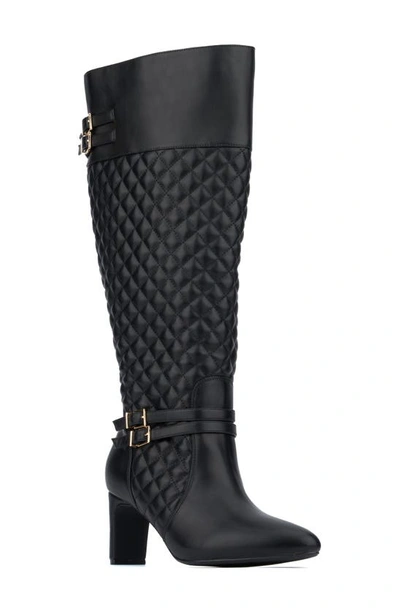 Fashion To Figure Halen Knee High Boot In Black