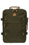 Bric's X-travel Montagna Travel Backpack In Olive