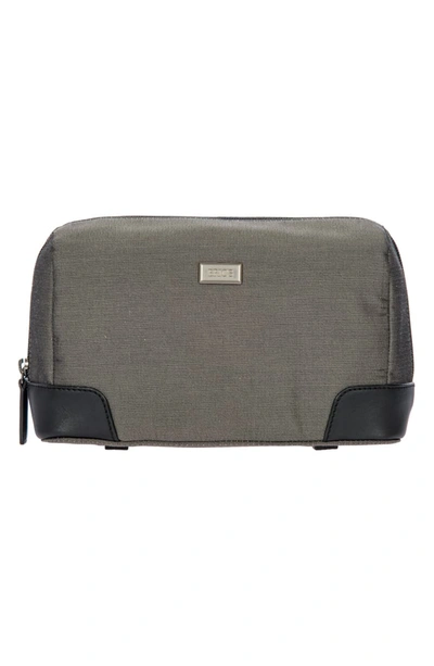 Bric's Monza Toiletry Case In Grey/ Black