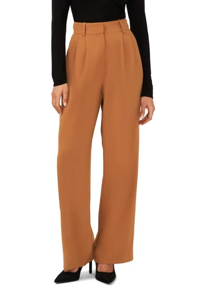 Halogen High Waist Wide Leg Pants In Desert Camel