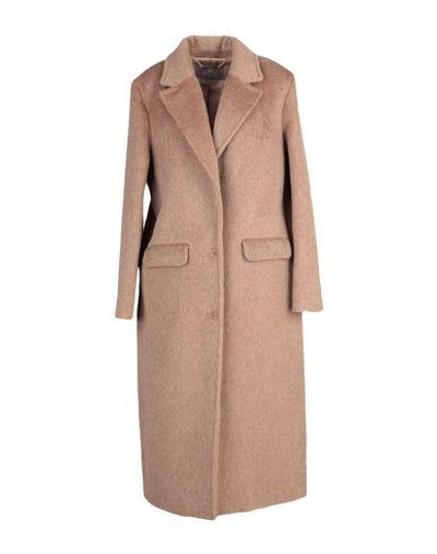 Space Style Concept Coat In Khaki