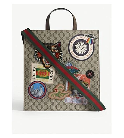 GUCCI Sticker supreme canvas tote 