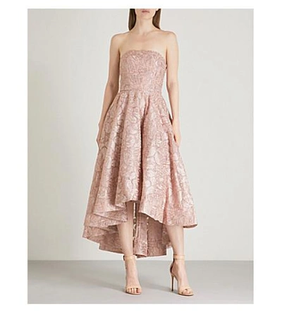 Ted Baker Jacquard Dress In Pale Pink