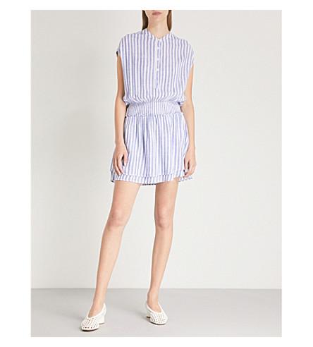 Rails Angelina Striped Linen-blend Dress In Boracay Stripe | ModeSens