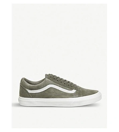 Vans Old Skool Canvas Trainer In Fallen Rock Blanc