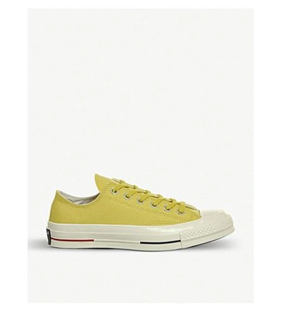 Converse All Star Ox 70's Canvas Low-top Trainers In Desert Gold Navy Red