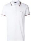 Diesel T-randy Contrast-trim Cotton Polo Shirt In White