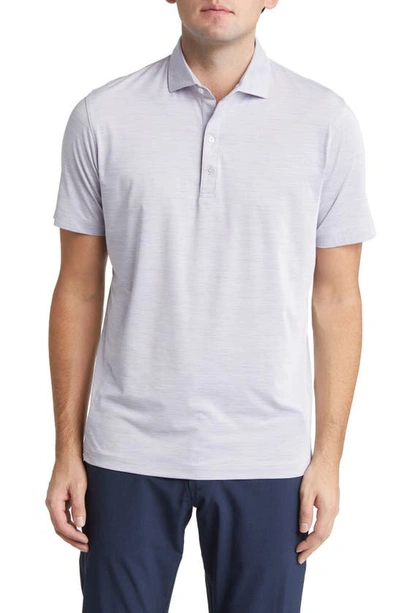 Johnnie-o Huron Prep-formance Polo In Light Gray