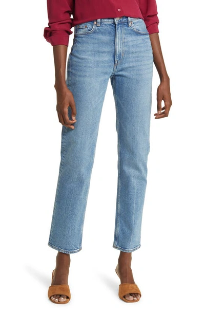 & Other Stories Straight Leg Jeans In La Blue