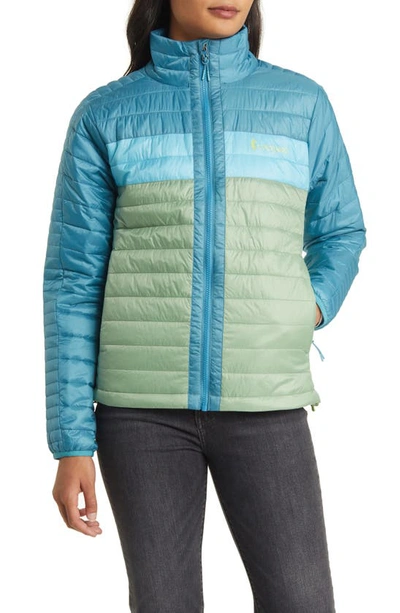 Cotopaxi Capa Packable Water Repellent Jacket In Drizzle Aspen