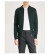 John Smedley Maclean Wool Jacket In Racing Green