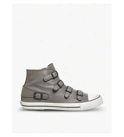 Ash Venus Leather High-top Trainers In Perkish Leather