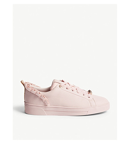 ted baker ruffle detail trainers