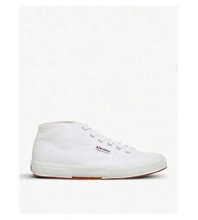 Superga 2754 Mid-top Canvas Trainers In White