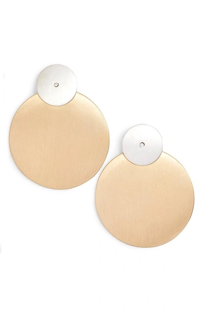 Area Stars Madison Statement Earrings In Gold