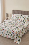Woven & Weft Holiday Print Turkish Cotton Sheet Set In Holiday Gnomes