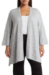 Renee C Oversize Sweater Cardigan In Grey
