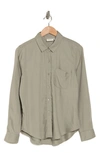 Ecothreads Long Sleeve Button-up Shirt In Seagrass