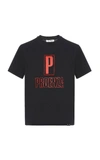 Proenza Schouler Logo-printed Cotton-jersey T-shirt In Black