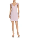 Amanda Uprichard Gimlet Ruffled Cutout Dress In Rose Quartz