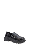 Yoki Kids' Penny Loafer In Black