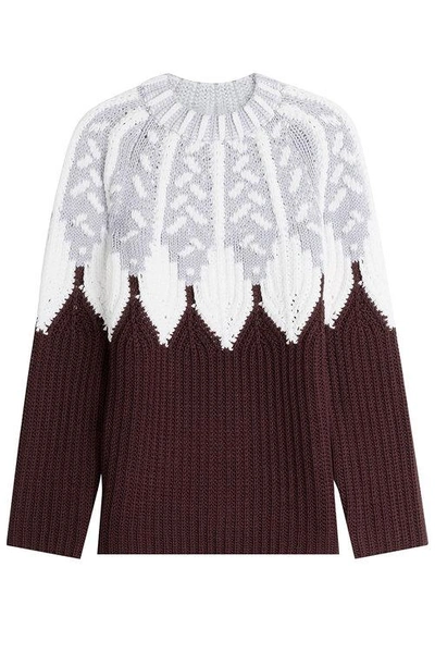 Peter Pilotto Wool Intarsia Knit Pullover