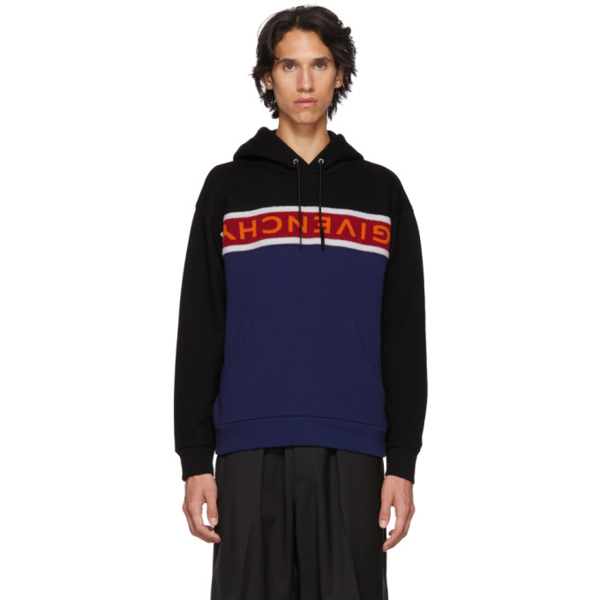 givenchy towelling band hoodie