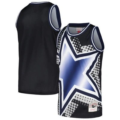 Mitchell & Ness Men's  Black Dallas Cowboys Big Face 7.0 Fashion Tank Top