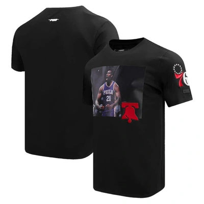 Pro Standard Joel Embiid Black Philadelphia 76ers Player Unguardable T-shirt