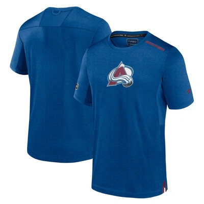 Fanatics Branded  Blue Colorado Avalanche Authentic Pro Performance T-shirt