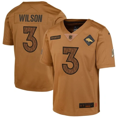Nike Kids' Youth  Russell Wilson Brown Denver Broncos 2023 Salute To Service Limited Jersey