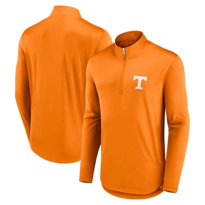 Fanatics Branded Tennessee Orange Tennessee Volunteers Quarterback Mock Neck Quarter-zip Top
