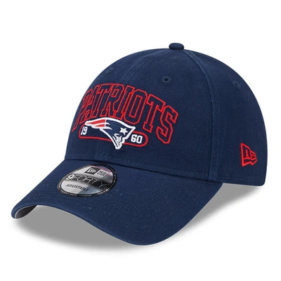 New Era Navy New England Patriots Outline 9forty Snapback Hat