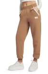 Ugg Daylin Fleece Lined Stretch Cotton Joggers In Chestnut