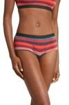 Meundies Cheeky Briefs In Bright Stripes