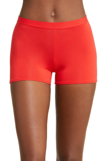 Meundies Feelfree Boyshorts In Bougie Rouge