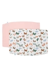 Little Unicorn 2-pack Cotton Muslin Pillowcase In Butterflies