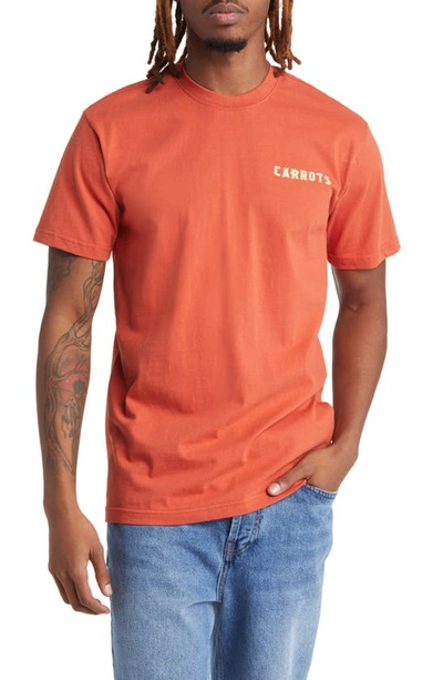 Carrots By Anwar Carrots Trademark Graphic T-shirt In Orange