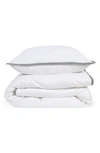 Pom Pom At Home Langston Duvet Cover Set, King In White/ Ocean