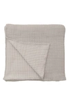 Pom Pom At Home Vancouver Cotton Gauze Coverlet In Grey