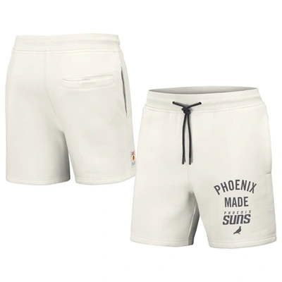 Staple Nba X  Cream Phoenix Suns Heavyweight Fleece Shorts