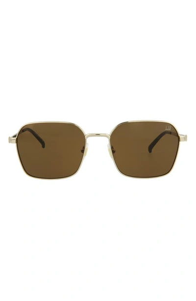 Dunhill Core 58mm Sunglasses In Gold Gold Brown