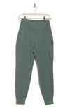 90 Degree By Reflex Greenwich Interlock Joggers In Dark Forest